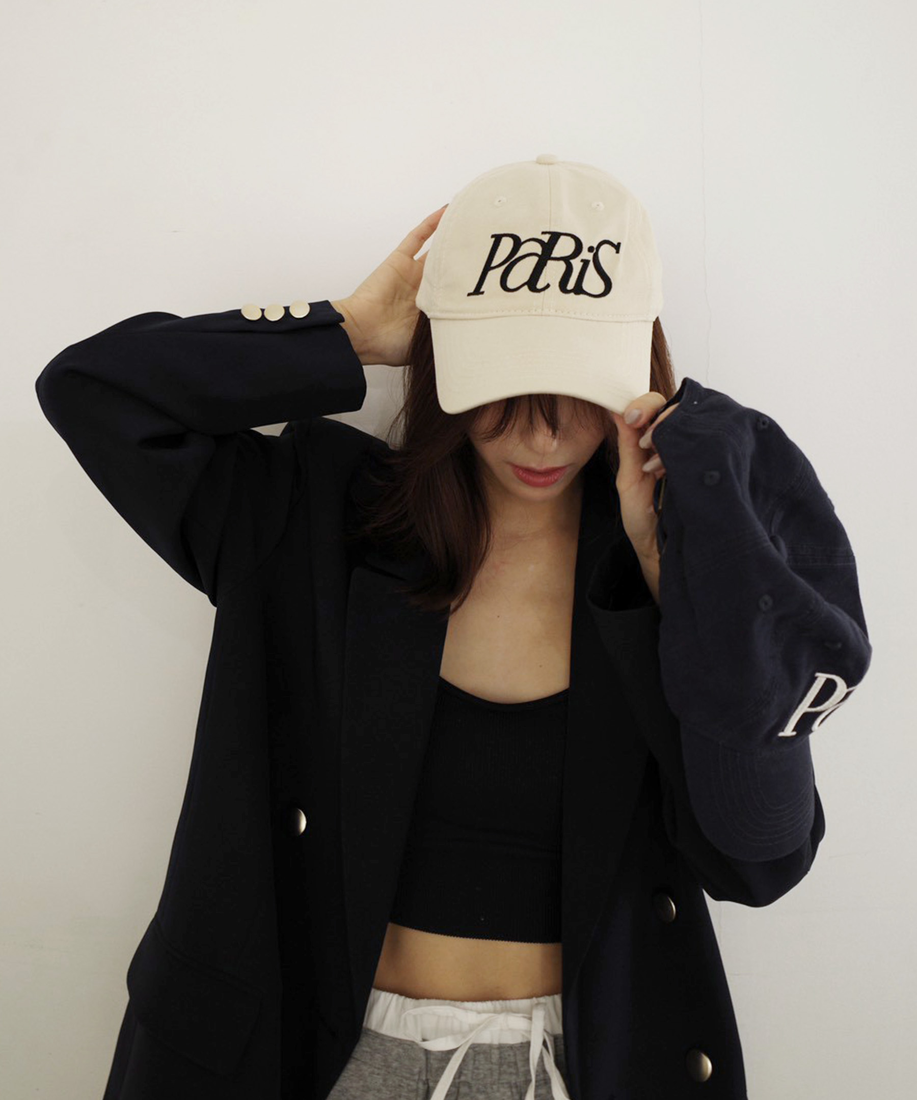 PARIS logo embroidery cap(chihiro select) | Reurie'（レウリィ）