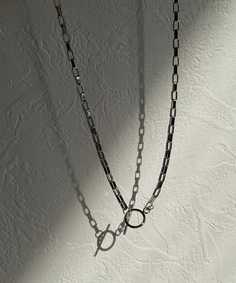square chain mantel necklace | Reurie'（レウリィ）