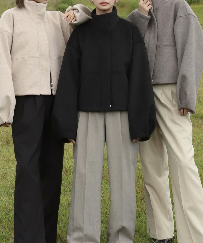 original wzip short wool coat | Reurie'（レウリィ）