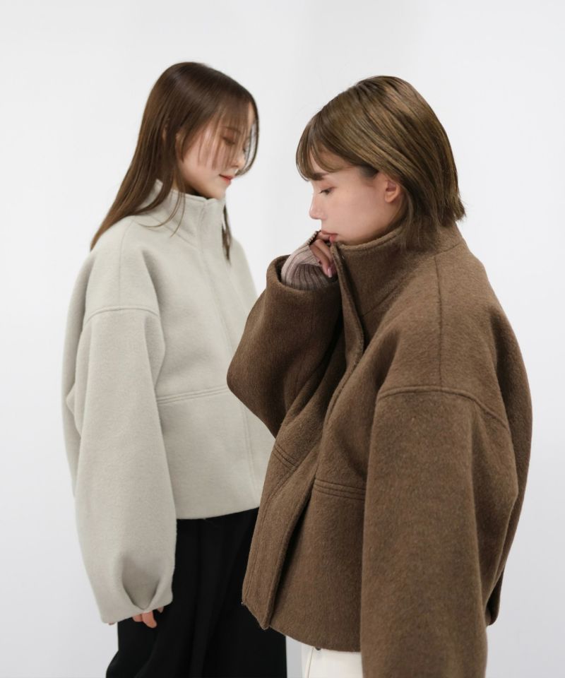 original wzip short wool coat | Reurie'（レウリィ）