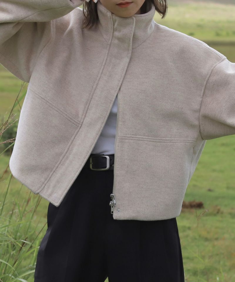 original wzip short wool coat | Reurie'（レウリィ）