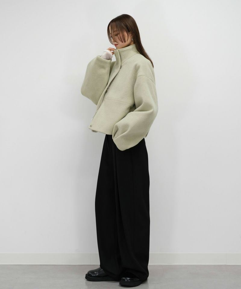 original wzip short wool coat | Reurie'（レウリィ）