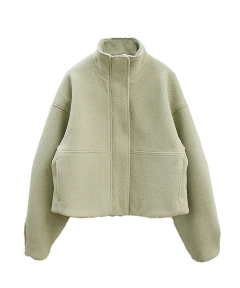 original wzip short wool coat | Reurie'（レウリィ）