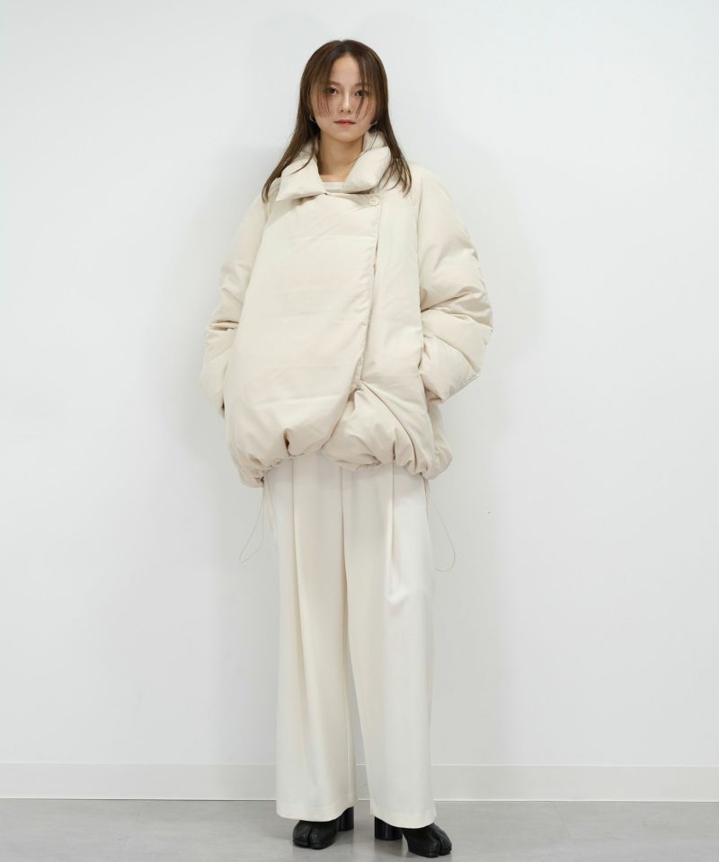 【未使用】Reurie' ミドルダウンコート バルーンスリーブ original cocoon middle down coat | Reurie'（レウリィ）