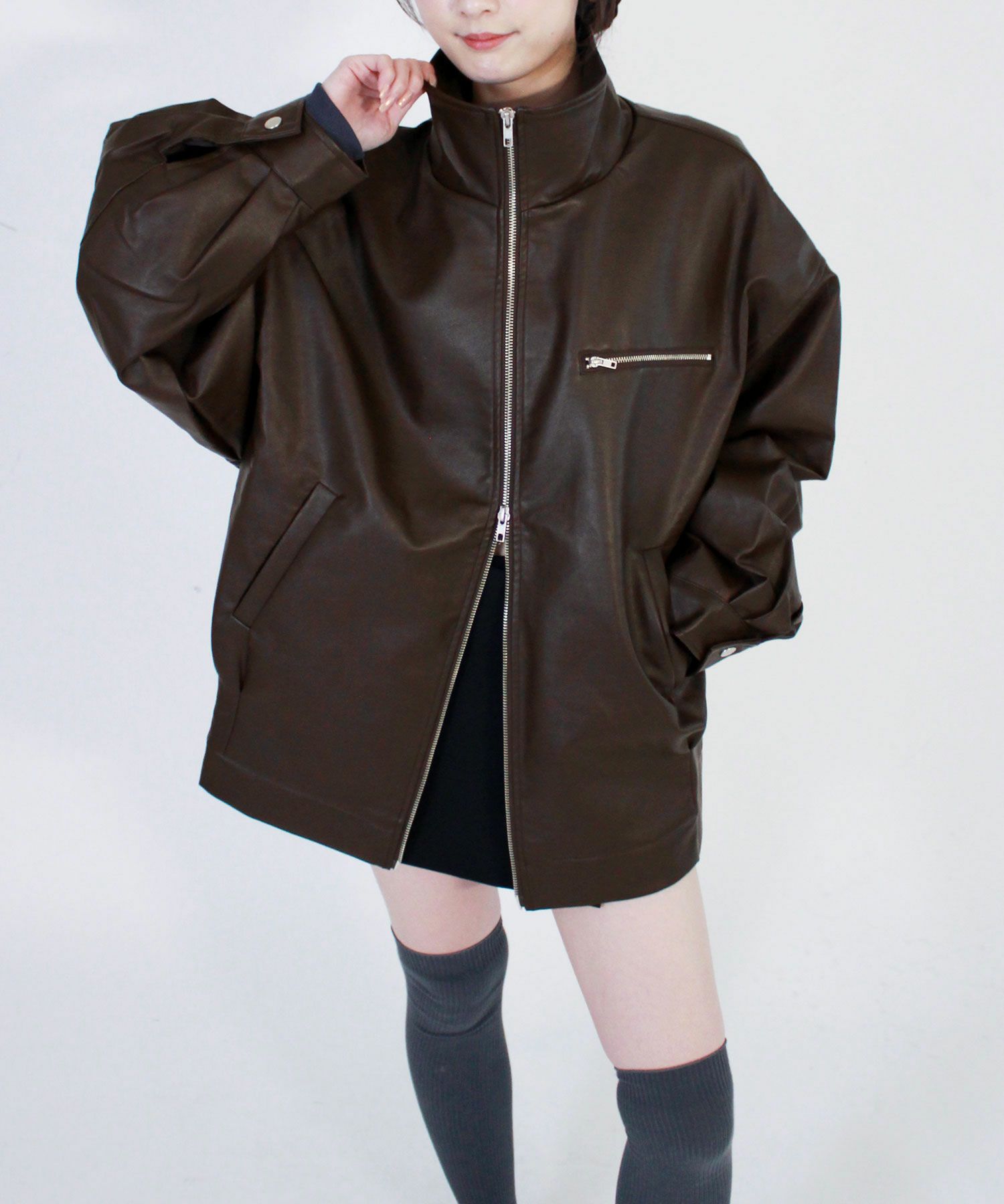 original wzip short blouson | Reurie'（レウリィ）