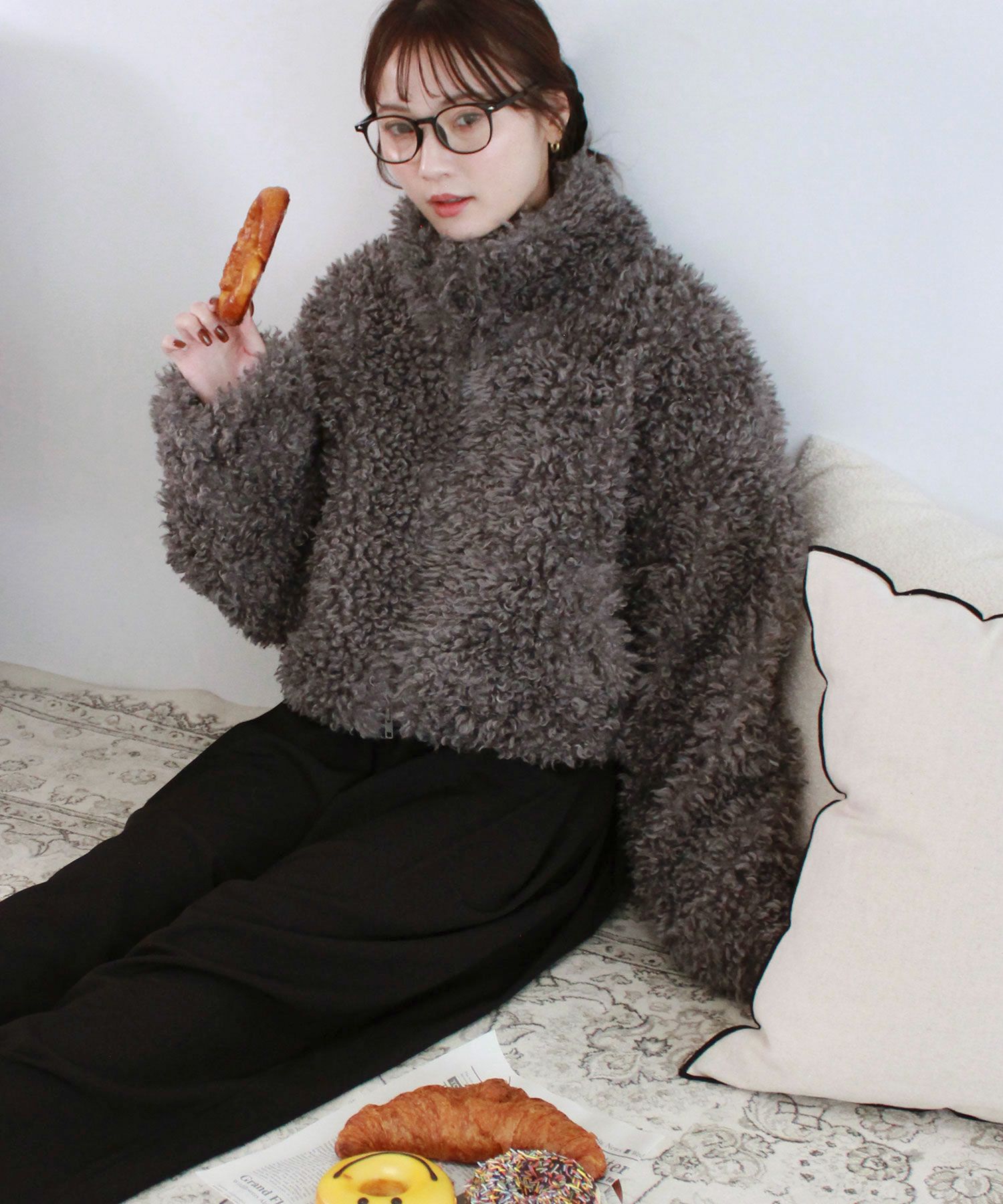 【値下げ不可】nodress poodle jacket 値下げ不可】nodress poodle jacket