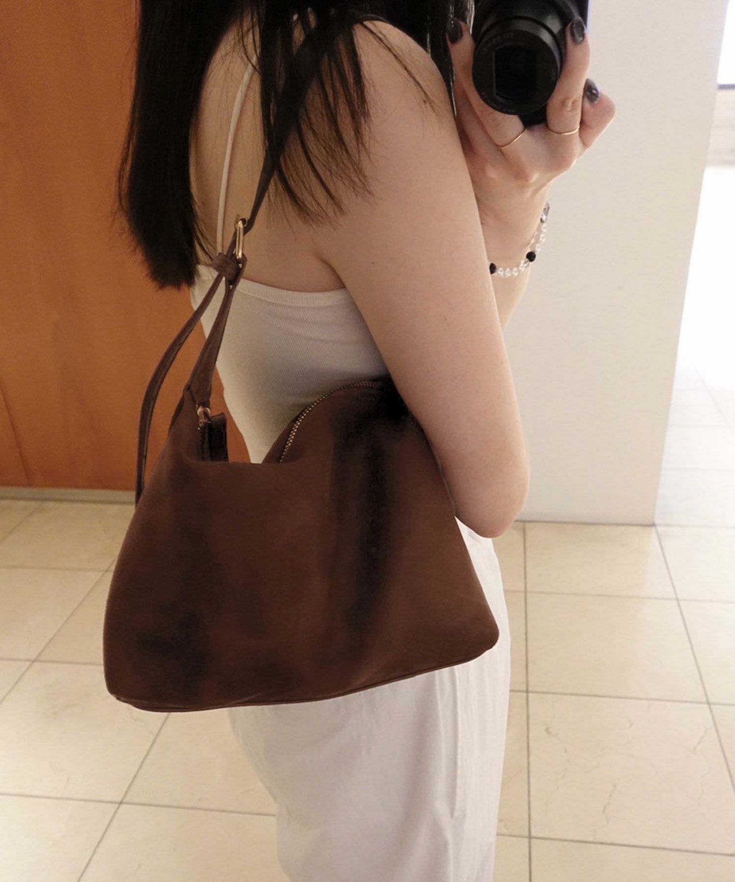 suede onehandle bag(ayaka select) | Reurie'（レウリィ）