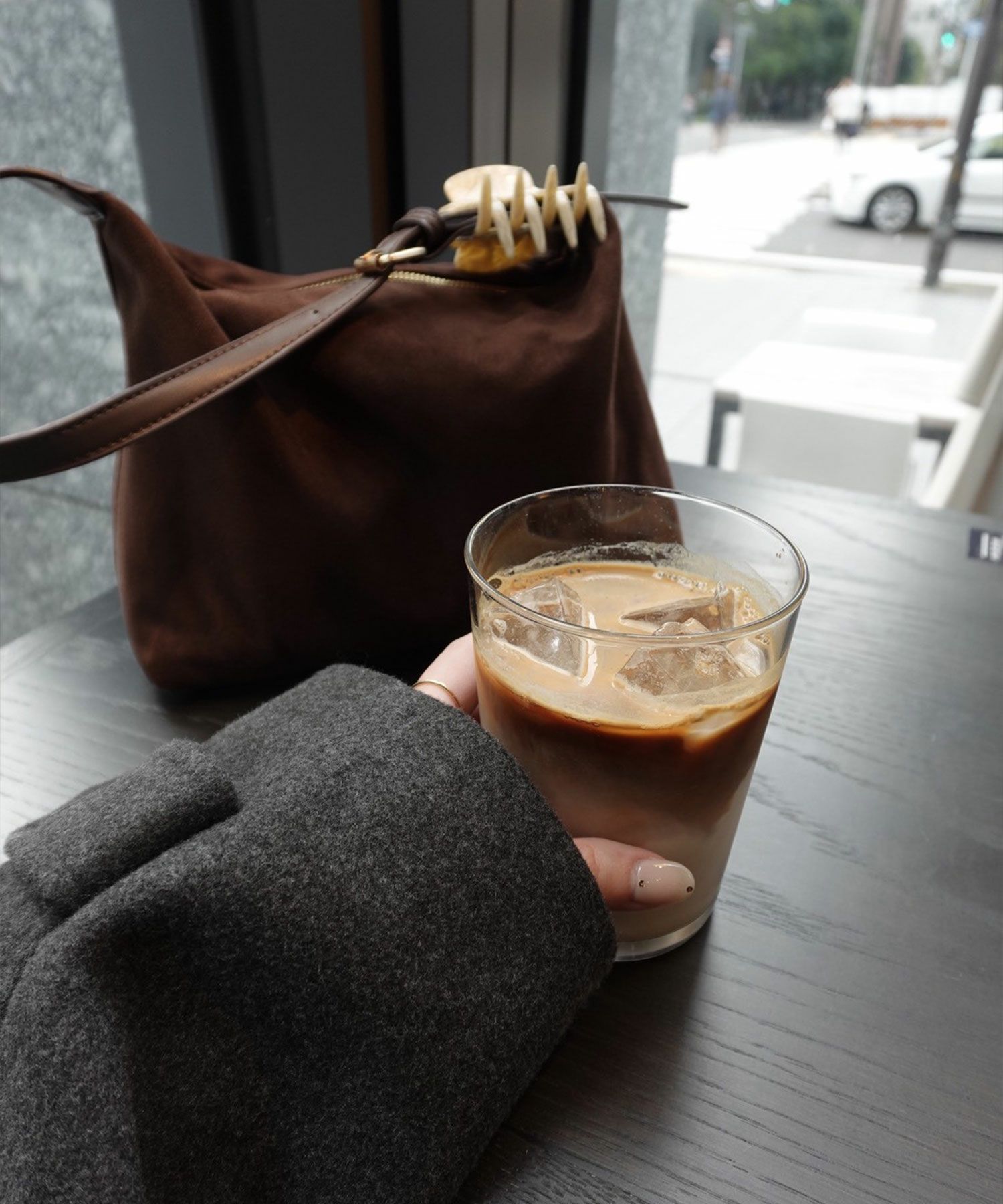 suede onehandle bag(ayaka select) | Reurie'（レウリィ）
