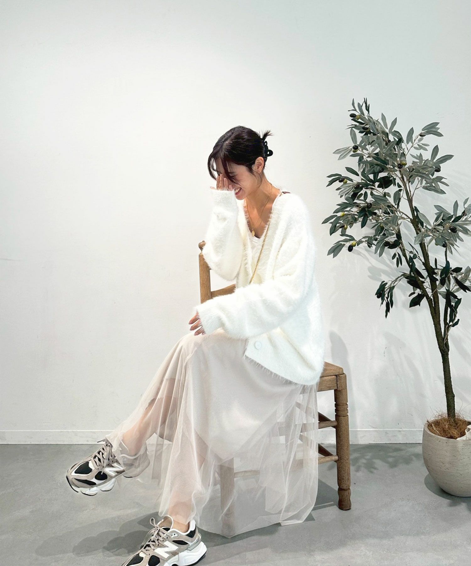 shaggy cardigan(chihiro select) | Reurie'（レウリィ）