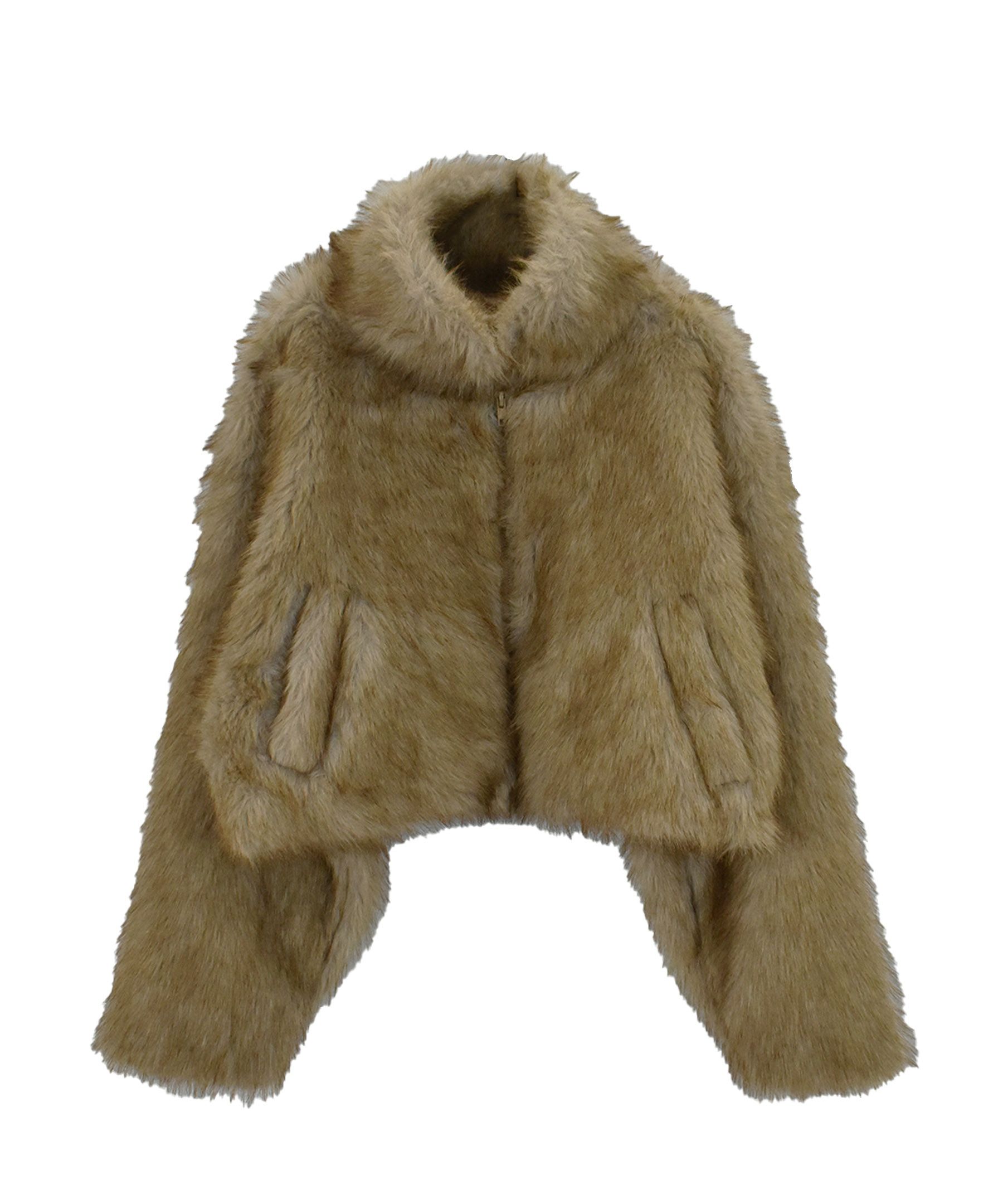 mix fur short coat | Reurie'（レウリィ）